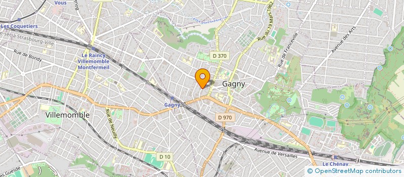 localisation de l'entreprise MADAME CHARLOTTE DE JONGE  GAGNY