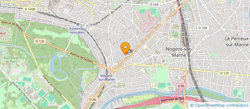 localisation de l'entreprise MADAME CHARLOTTE DE LACRETELLE  NOGENT-SUR-MARNE