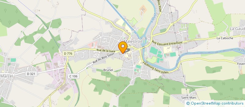 localisation de l'entreprise MADAME CHARLOTTE DE ROQUEFEUIL  MALESTROIT