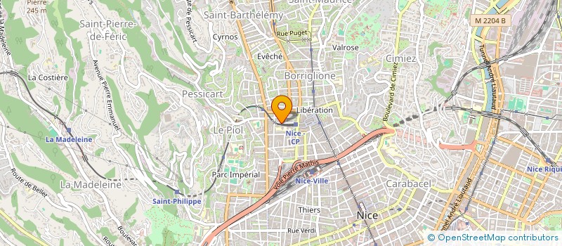 localisation de l'entreprise MADAME CHARLOTTE DEGORRE à NICE
