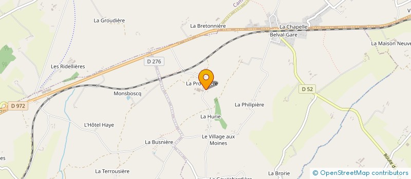 localisation de l'entreprise MADAME CHARLOTTE DELAHAYE  BELVAL