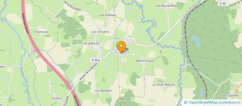 localisation de l'entreprise MADAME CHARLOTTE DELANEUVILLE  PIRAJOUX