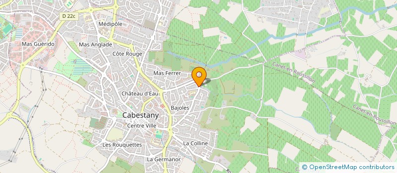 localisation de l'entreprise MADAME CHARLOTTE DELEURENCE  CABESTANY