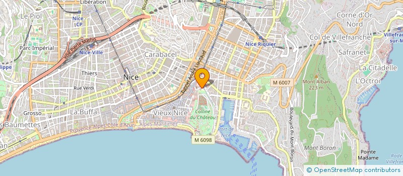 localisation de l'entreprise MADAME CHARLOTTE DELLACASA à NICE