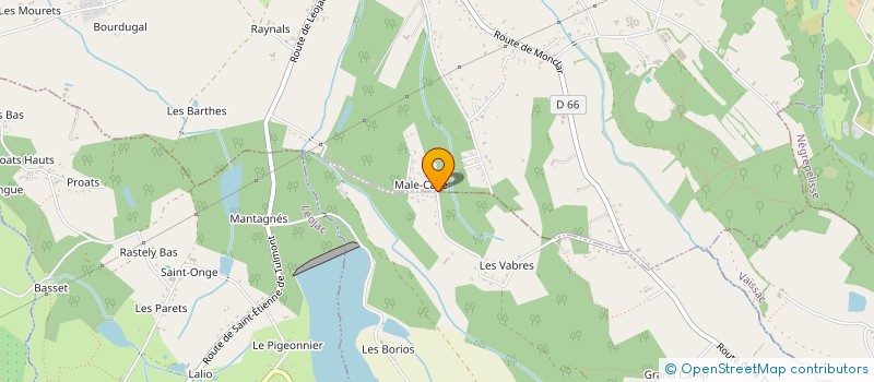 localisation de l'entreprise MADAME CHARLOTTE DELMAS  MONTAUBAN