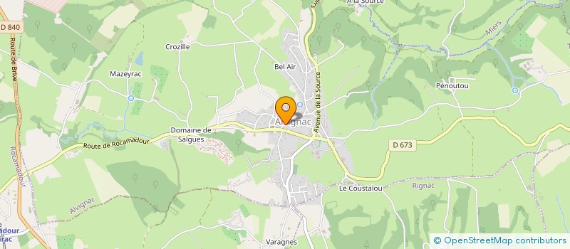 localisation de l'entreprise MADAME CHARLOTTE DELNAUD  GRAMAT