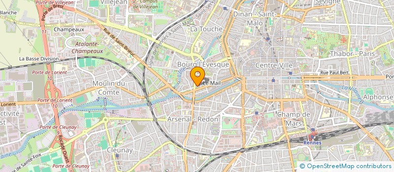 localisation de l'entreprise MADAME CHARLOTTE DELVAL  RENNES