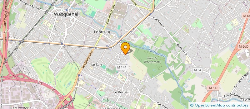 localisation de l'entreprise MADAME CHARLOTTE DENOEUD  VILLENEUVE-D'ASCQ