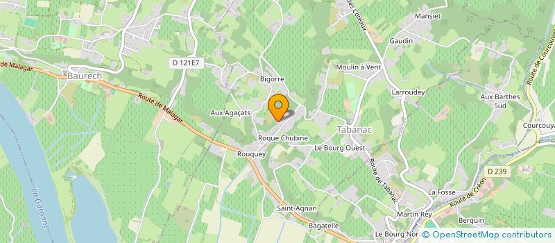 localisation de l'entreprise MADAME CHARLOTTE DEPOND  TABANAC