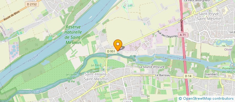 localisation de l'entreprise MADAME CHARLOTTE DEROUCK à SAINT-PRYVE-SAINT-MESMIN