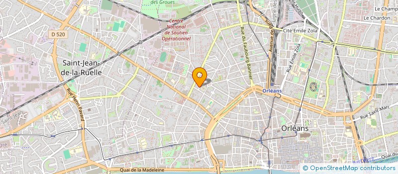 localisation de l'entreprise MADAME CHARLOTTE DESSAUX  ORLEANS