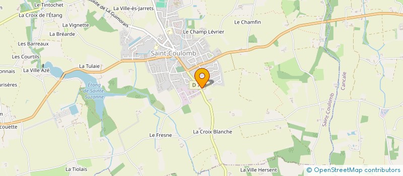 localisation de l'entreprise MADAME CHARLOTTE DETOUCHE  SAINT-COULOMB