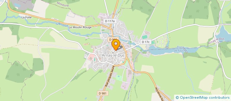 localisation de l'entreprise MADAME CHARLOTTE DEVEAUX  ARNAY-LE-DUC