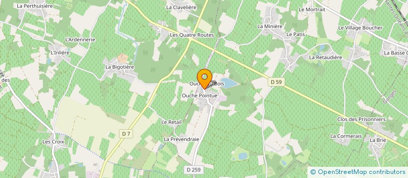 localisation de l'entreprise MADAME CHARLOTTE DEWEVRE  MONNIERES