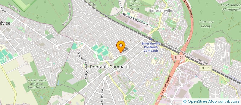 localisation de l'entreprise MADAME CHARLOTTE DHE à PONTAULT-COMBAULT