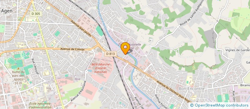 localisation de l'entreprise MADAME CHARLOTTE DHELLEMMES  BON-ENCONTRE