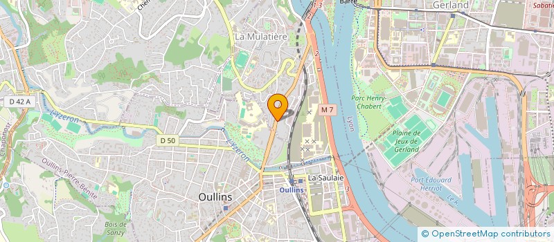 localisation de l'entreprise MADAME CHARLOTTE DI-CESARE  LA MULATIERE