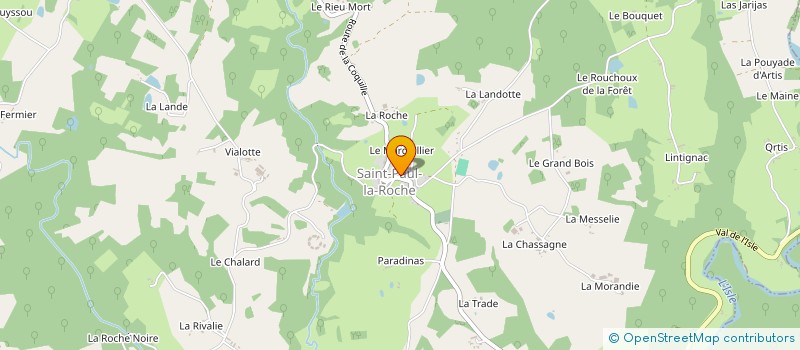 localisation de l'entreprise MADAME CHARLOTTE DIDIER à SAINT-PAUL-LA-ROCHE