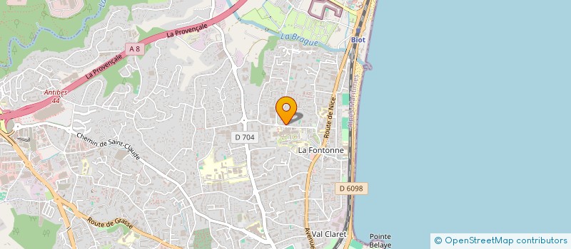 localisation de l'entreprise MADAME CHARLOTTE DOCHE DE LAQUINTANE à ANTIBES