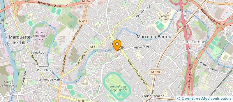 localisation de l'entreprise MADAME CHARLOTTE DOCUS à MARCQ-EN-BARŒUL