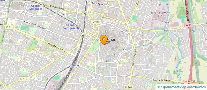 localisation de l'entreprise MADAME CHARLOTTE DOLLE  COLMAR