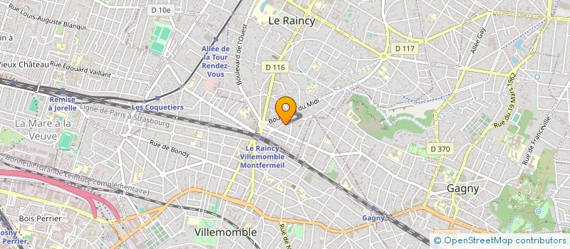 localisation de l'entreprise MADAME CHARLOTTE DOMICO  LE RAINCY