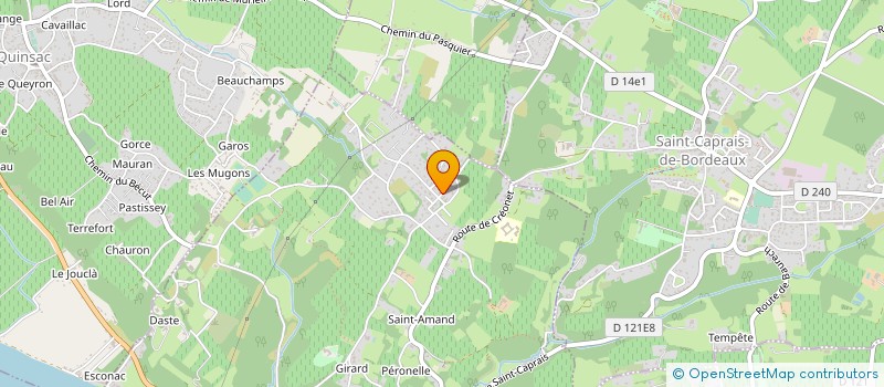 localisation de l'entreprise MADAME CHARLOTTE DOMINIQUE  CAMBES