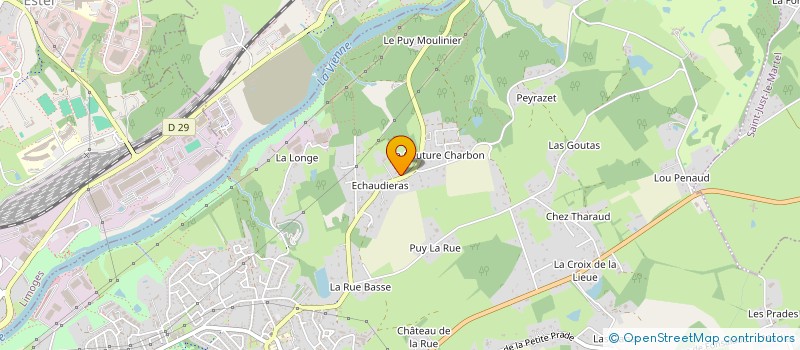 localisation de l'entreprise MADAME CHARLOTTE DONZAUD à PANAZOL