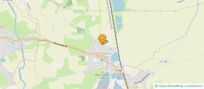 localisation de l'entreprise MADAME CHARLOTTE DORDAIN  WABEN