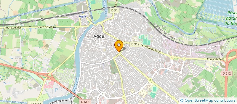 localisation de l'entreprise MADAME CHARLOTTE DOUEZ à AGDE