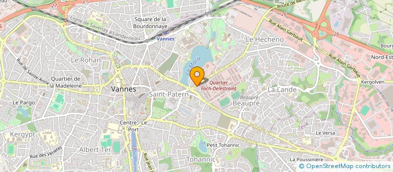 localisation de l'entreprise MADAME CHARLOTTE DROUIN  VANNES