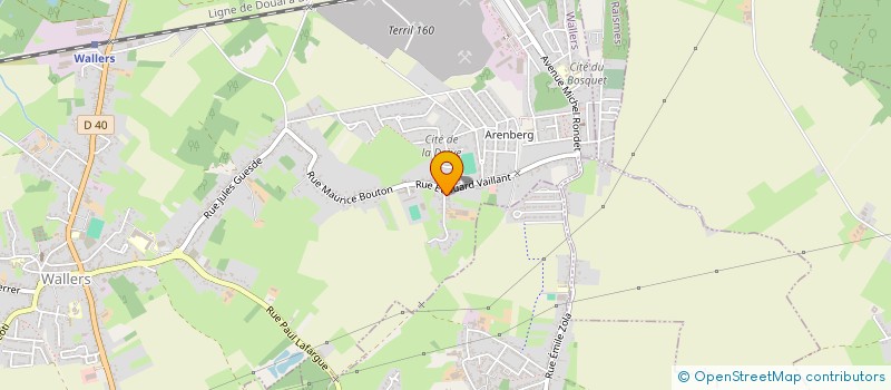 localisation de l'entreprise MADAME CHARLOTTE DRUELLE  WALLERS