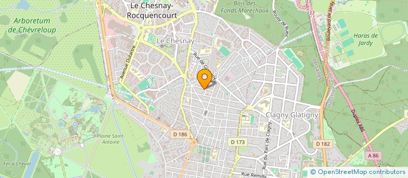 localisation de l'entreprise MADAME CHARLOTTE DUBOIS  LE CHESNAY-ROCQUENCOURT