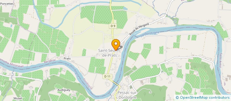 localisation de l'entreprise MADAME CHARLOTTE DUBOS  SAINT-SEURIN-DE-PRATS