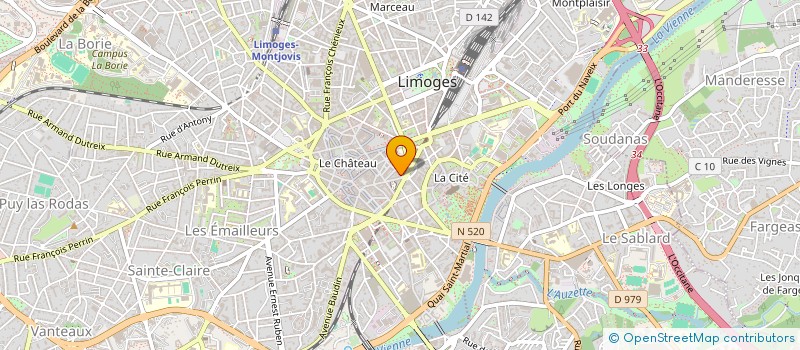 localisation de l'entreprise MADAME CHARLOTTE DUCAILAR à LIMOGES