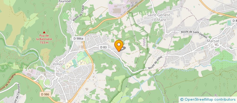 localisation de l'entreprise MADAME CHARLOTTE DUCATILLON  VOLVIC