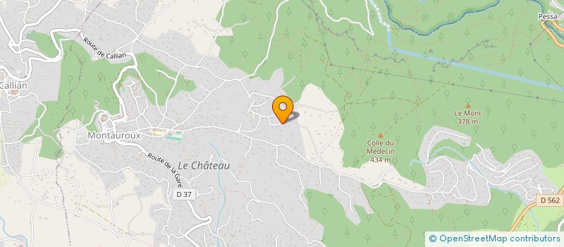 localisation de l'entreprise MADAME CHARLOTTE DUCHENE à MONTAUROUX