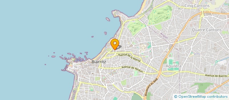 localisation de l'entreprise MADAME CHARLOTTE DUMAND  BIARRITZ