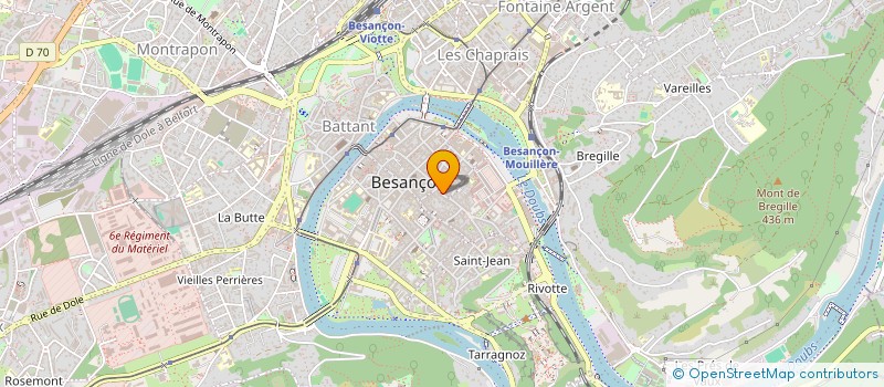 localisation de l'entreprise MADAME CHARLOTTE DUMONT  BESANCON