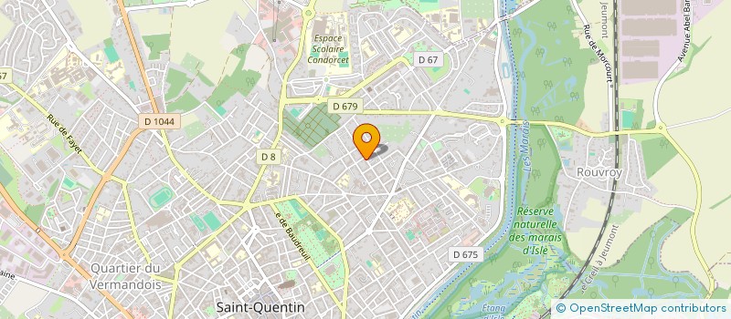 localisation de l'entreprise MADAME CHARLOTTE DUMORTIER à SAINT-QUENTIN