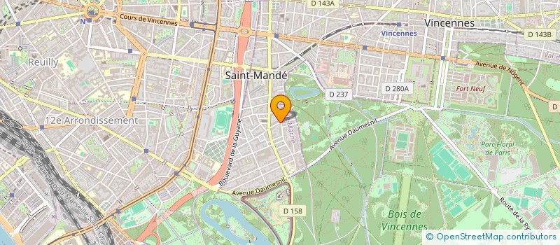 localisation de l'entreprise MADAME CHARLOTTE DUPERRET  SAINT-MANDE