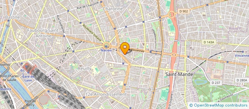 localisation de l'entreprise MADAME CHARLOTTE DUPIN  PARIS