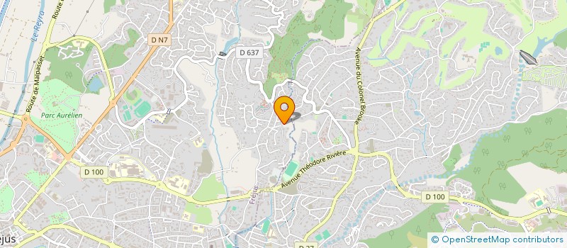 localisation de l'entreprise MADAME CHARLOTTE DUPONT à FREJUS