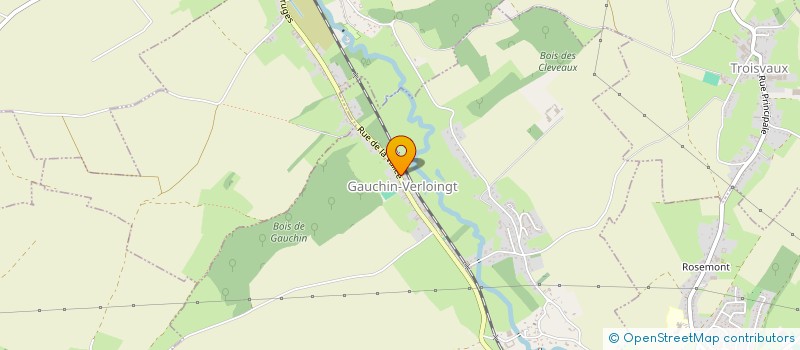 localisation de l'entreprise MADAME CHARLOTTE DUPONT  GAUCHIN-VERLOINGT