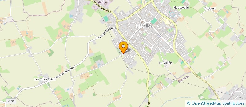 localisation de l'entreprise MADAME CHARLOTTE DUPONT  LINSELLES