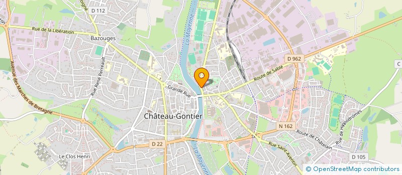 localisation de l'entreprise MADAME CHARLOTTE DURAND  CHATEAU-GONTIER-SUR-MAYENNE