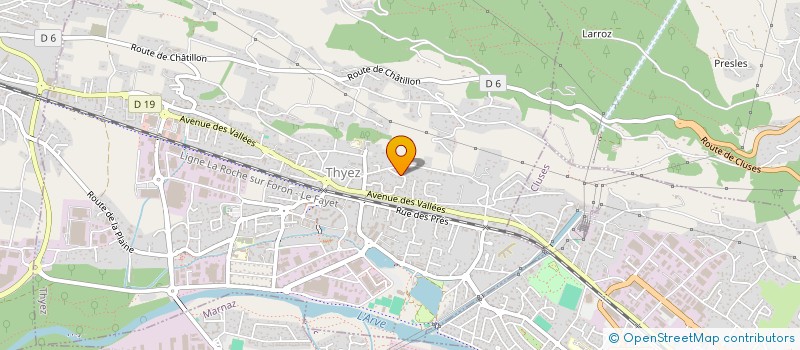 localisation de l'entreprise MADAME CHARLOTTE DURAND  THYEZ