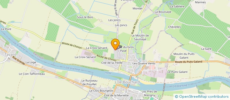 localisation de l'entreprise MADAME CHARLOTTE DURET  L'ILE-BOUCHARD