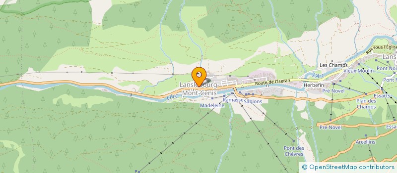 localisation de l'entreprise MADAME CHARLOTTE DURIF  VAL-CENIS