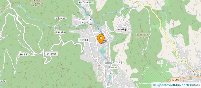 localisation de l'entreprise MADAME CHARLOTTE DUTOUQUET  LAMALOU-LES-BAINS